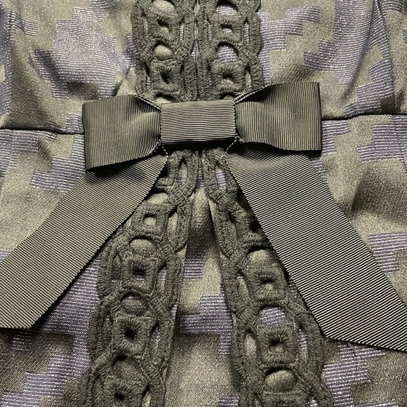 Anna Sui dress. Purple and black sleeveless Sz 13 fits a woman’s 10. Mach wash - Picture 2 of 4